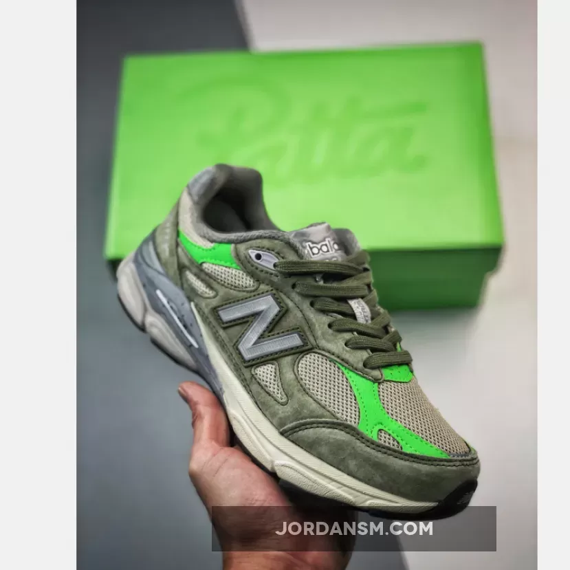 Patta x New Balance 990v3 Olive/Grey-Cream M990PP3