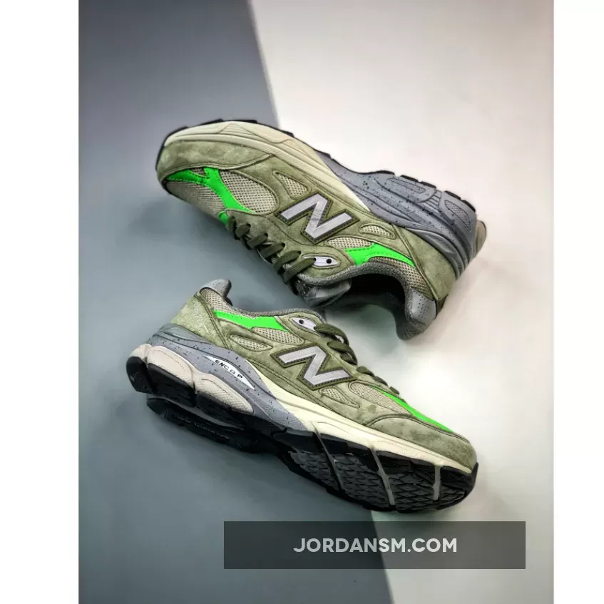 Patta x New Balance 990v3 Olive/Grey-Cream M990PP3