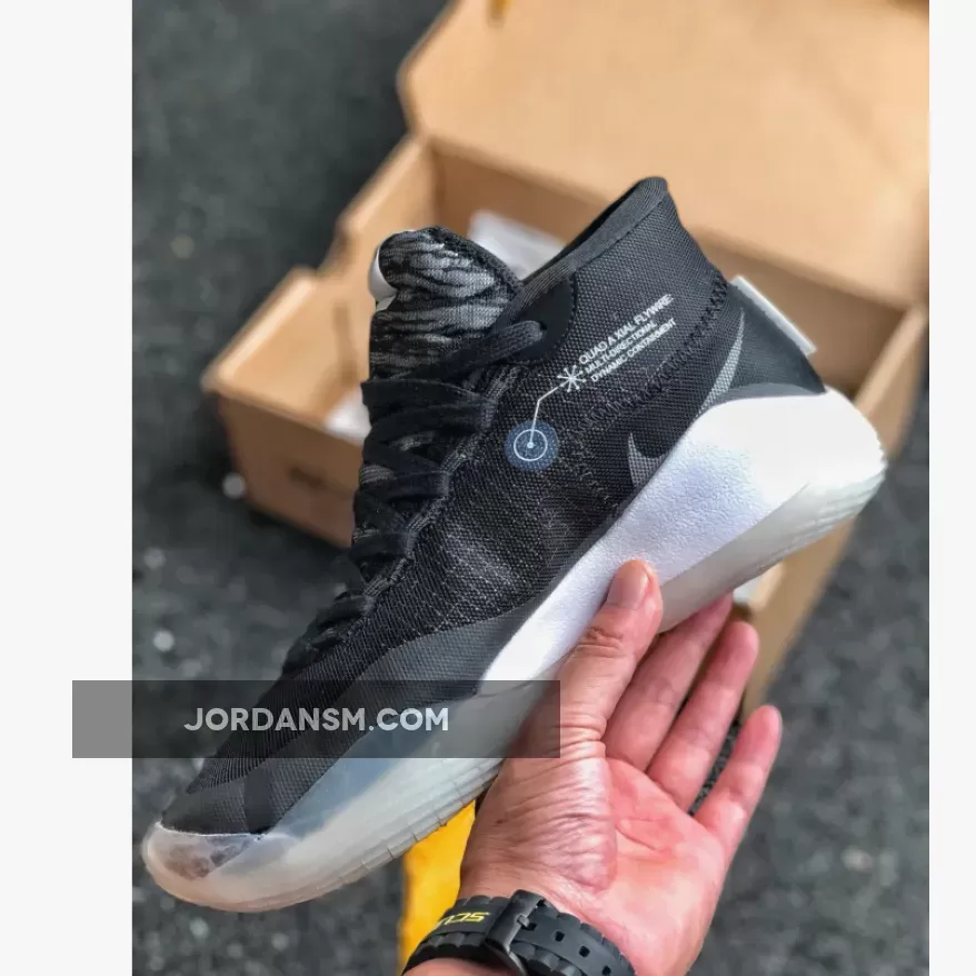 Nike KD 12 'The Day One' Black/Pure Platinum-White AR4229-001 / kd one