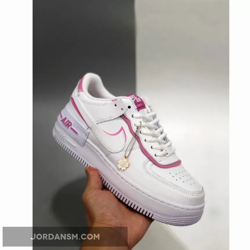 Nike Air Force 1 Shadow White/Magic Flamingo - magic flamingo nike