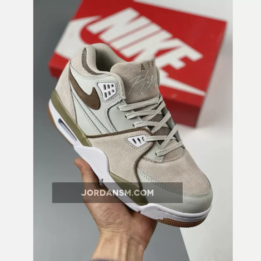 Nike Air Flight 89 Beige/White/Gum 819665-002 / jordan flight beige