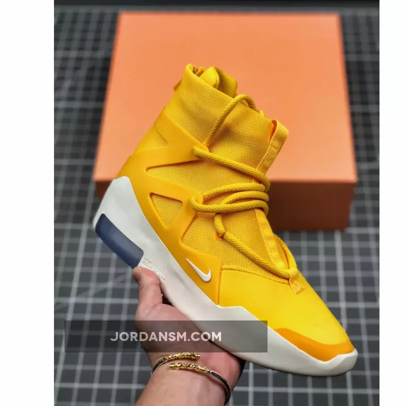 Nike Air Fear Of God 1 'Amarillo' AR4237-700 New Releases