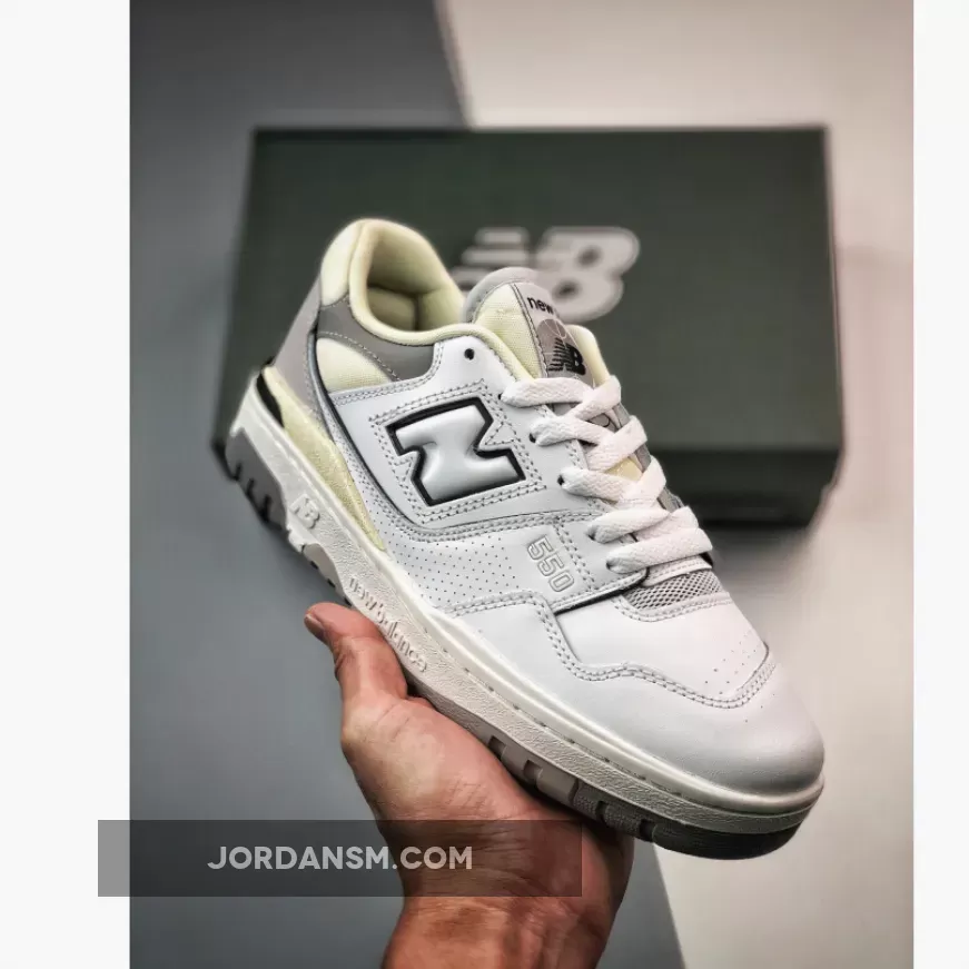 New Balance 550 'White/Grey/Black' BB550PWA / new balance 550 grey black