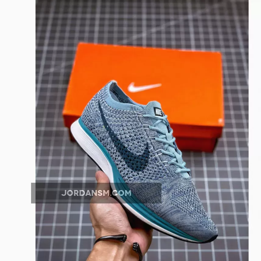 Nike Flyknit Racer Mica Blue 526628-102 New Releases