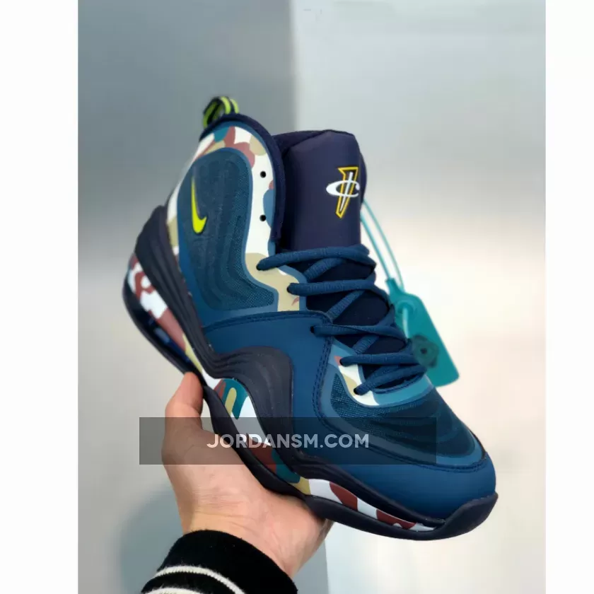 Nike Air Penny 5 Camo Black Spruce/Black-Volt 628569-307 New Releases