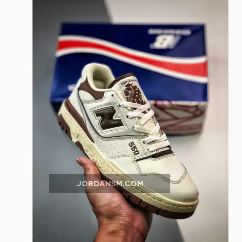 Aimé Leon Dore x New Balance 550 "White/Brown"
