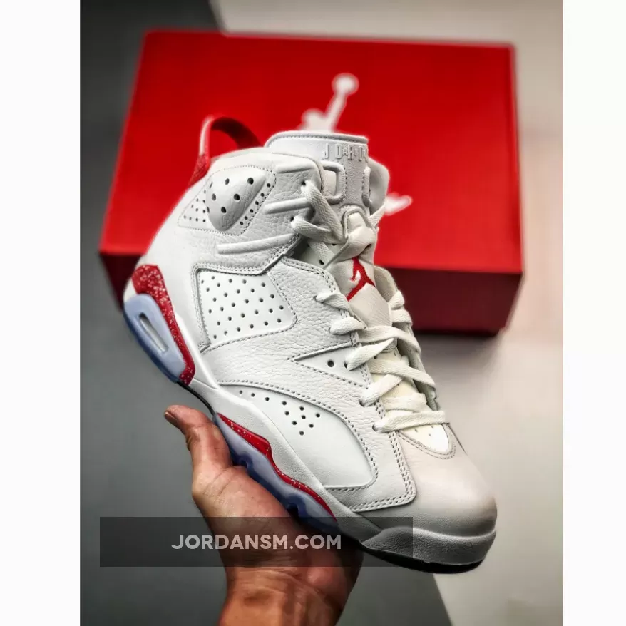 Air Jordan 6 Red Oreo White/University Red-Black