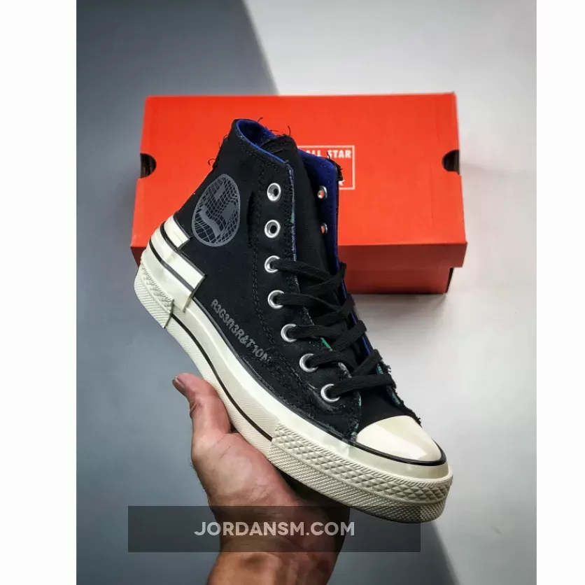 Converse Chuck 70 Hacked Heel Tear Away Black/Iron Grey/Blue