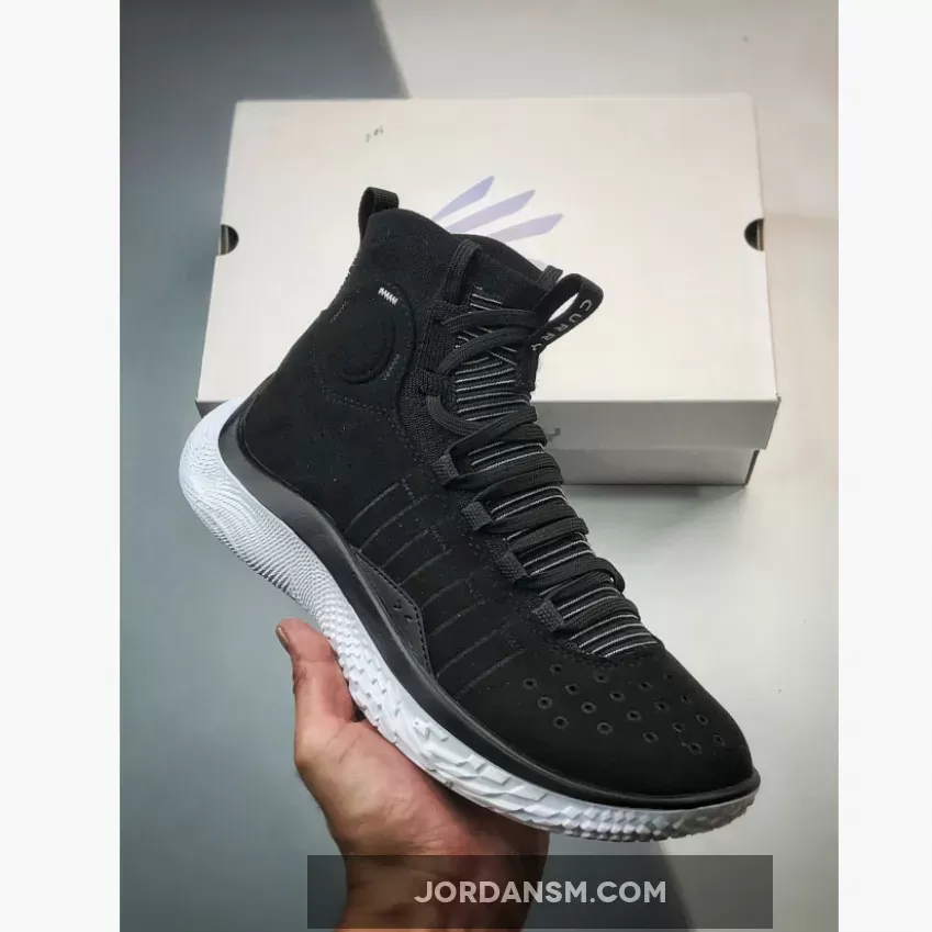 Curry 4 Flotro Grey Black