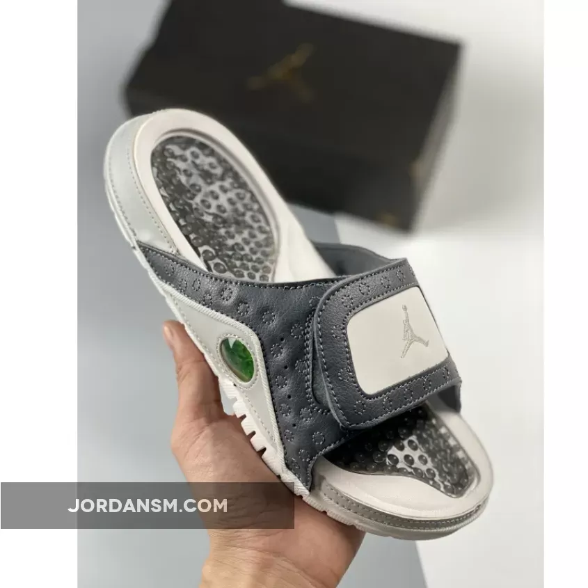 Jordan Hydro 13 Retro Slide Dark Grey/Metallic Silver