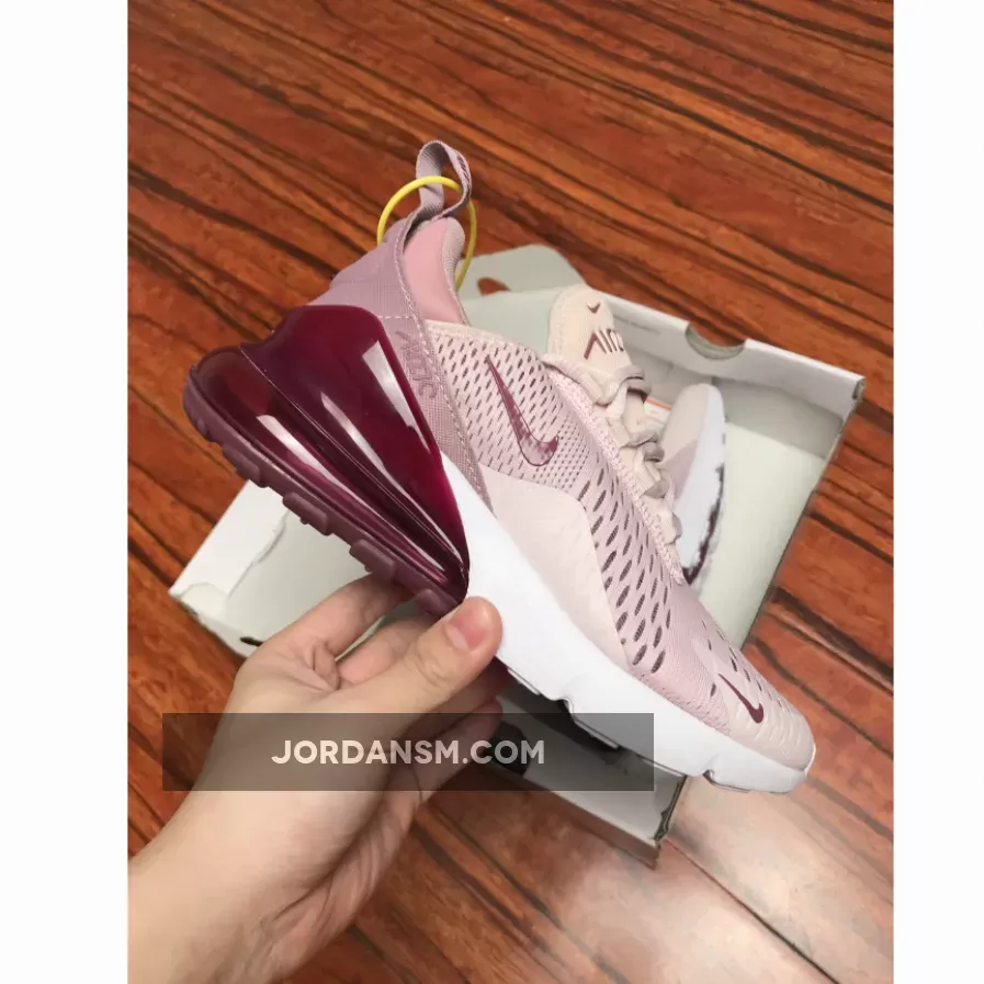 Ladies Nike Air Max 270 Vintage Wine Rose White