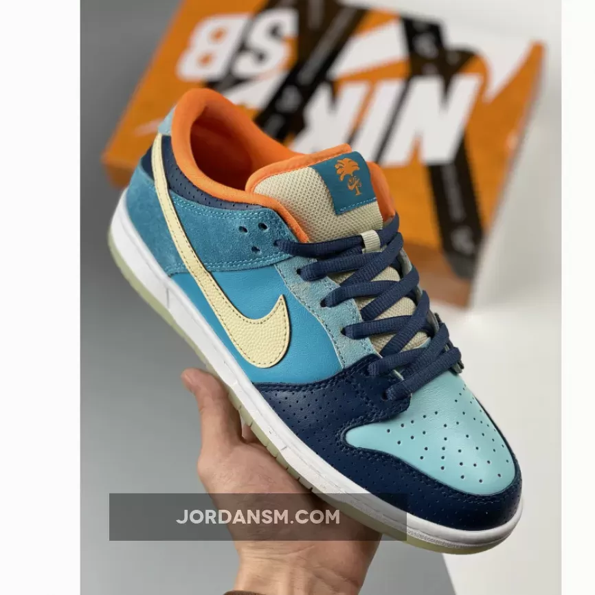 MIA Skate Shop x Nike SB Dunk Low "10th Anniversary" Brave Blue/Metallic Gold Star