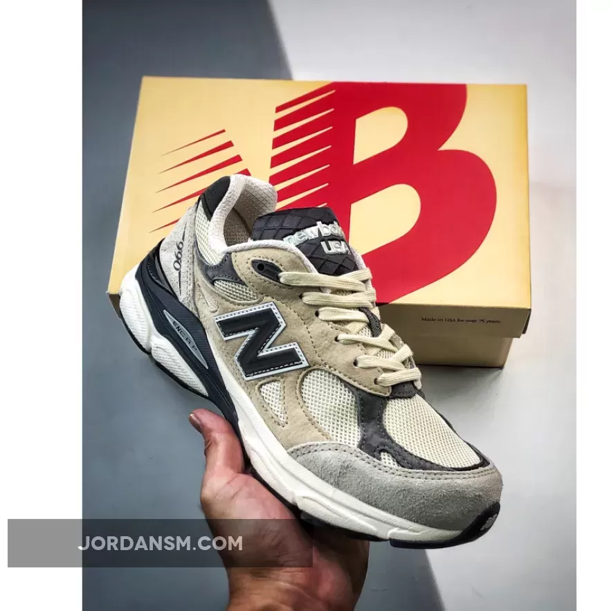 New Balance 990v3 "Made In USA" Moonbeam/Macadamia Nut