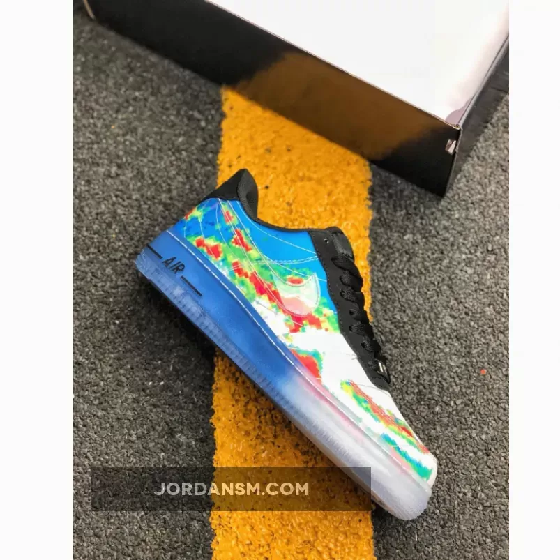 Nike Air Force 1 Comfort PRM "Weatherman" White/Atomic Red
