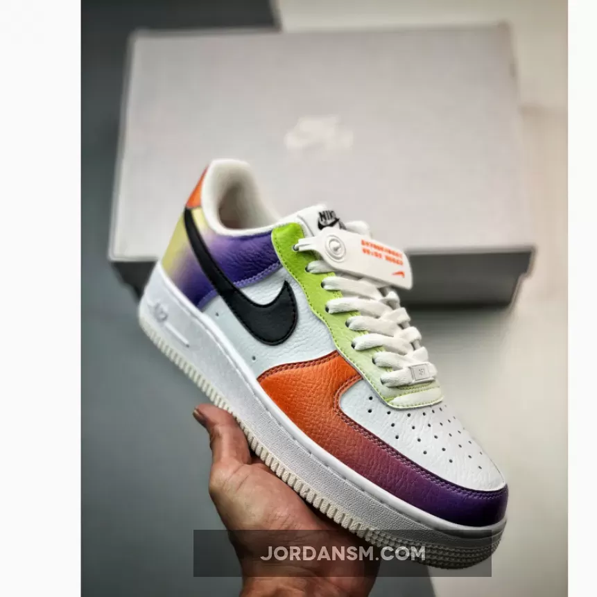 Nike Air Force 1 ‘Multi-Color’ White/Black-Bright Maroon