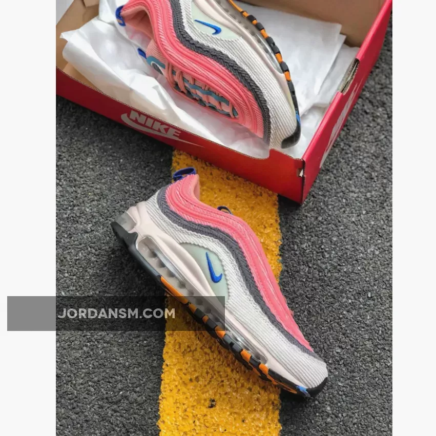 Nike Air Max 97 'Corduroy Pack – Pink' SAND/ROYAL-PINK-BROWN