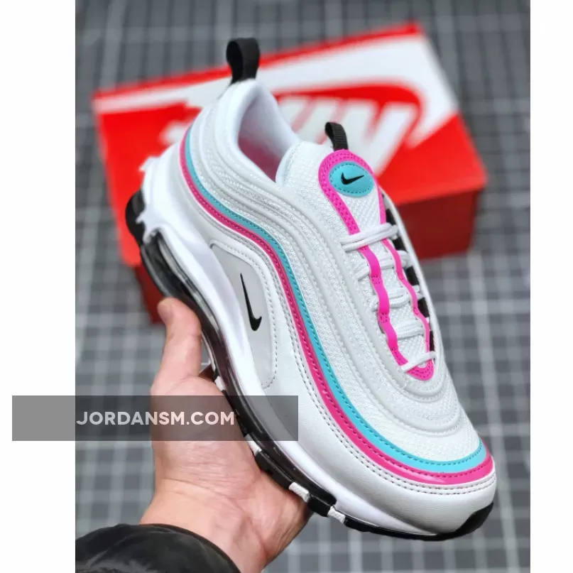 Nike Air Max 97 White Black Pink For Women