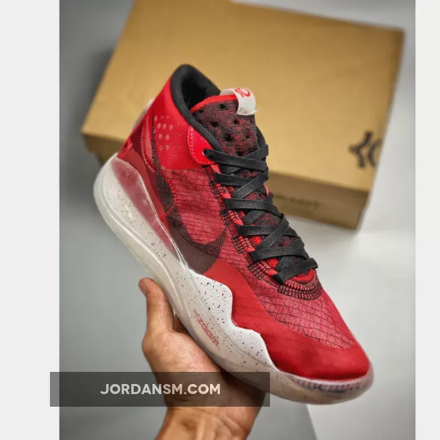 Nike KD 12 University Red/Black-White