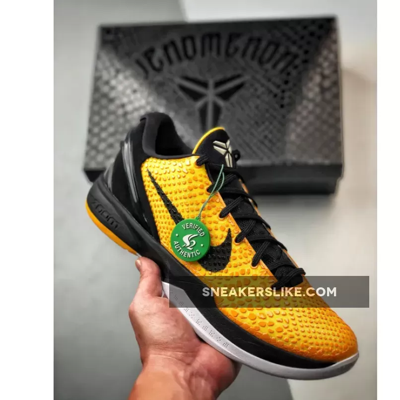 Nike Kobe 6 Del Sol/Lightbulb-Black-Tour Yellow