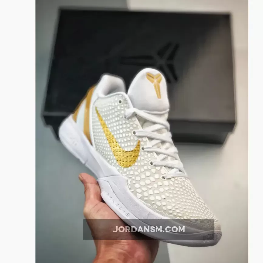 Nike Kobe 6 Protro "BHM" White/Metallic Gold