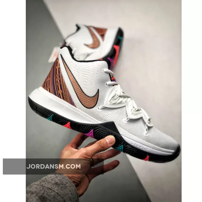 Nike Kyrie 5 ‘BHM’ White/Metallic Red Bronze