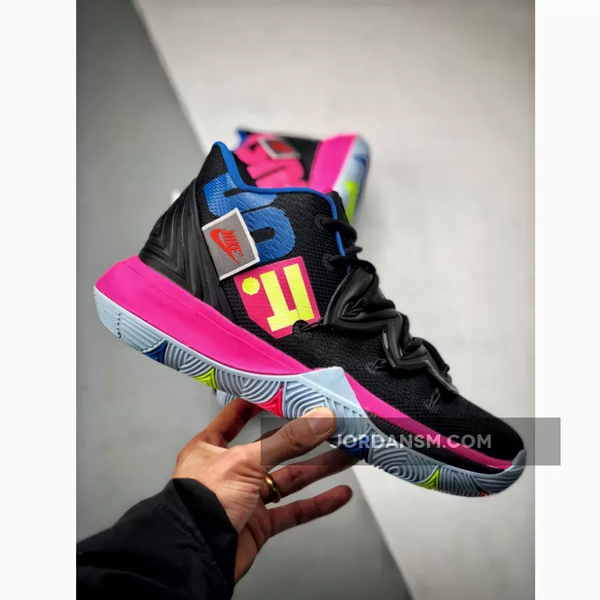 Nike Kyrie 5 "Just Do It" Black/Volt-Hyper Pink