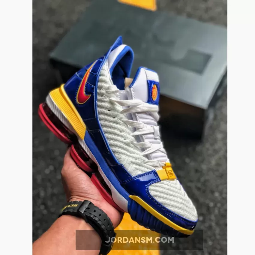 Nike LeBron 16 "SuperBron" White/Varsity Red-Varsity Royal