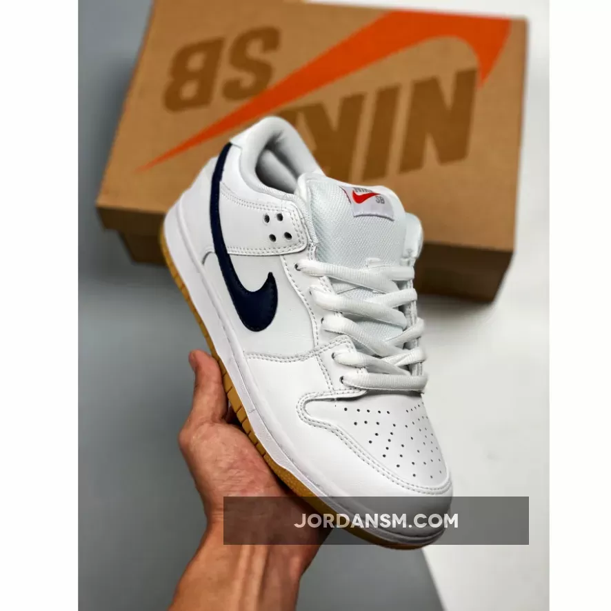 Nike SB Dunk Low Orange Label White Black