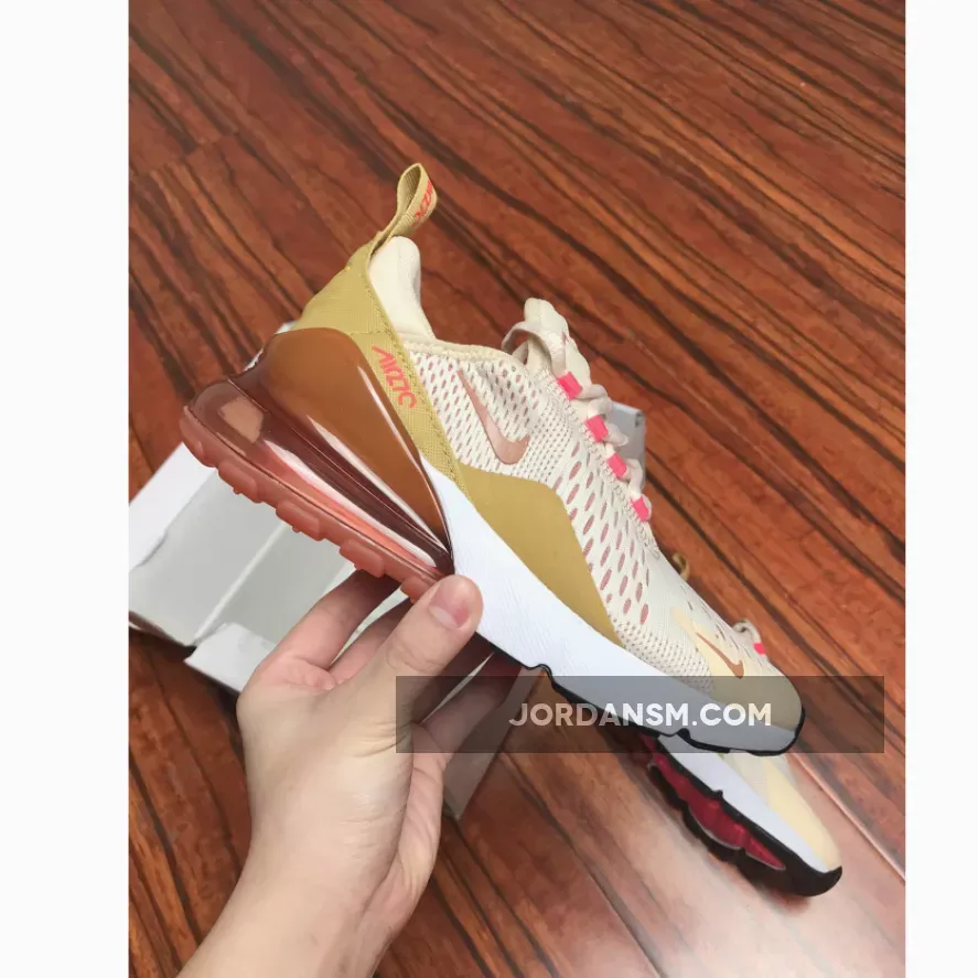 Nike Wmns Air Max 270 Cream Tint/White-Pink Flash