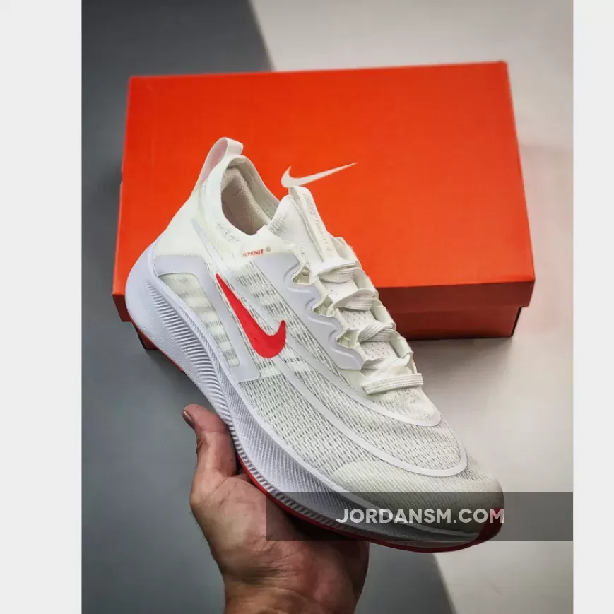 Nike Zoom Fly 4 Platinum Tint Siren Red
