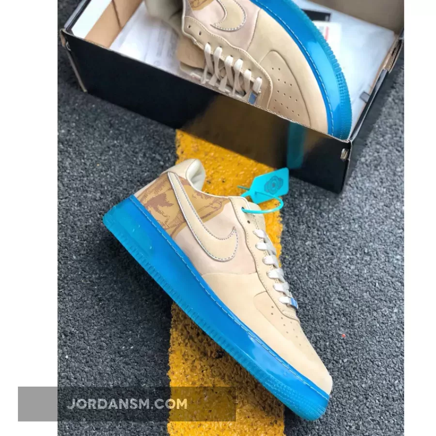 Supreme x Nike Air Force 1 ’07 Kobe Linen University Blue